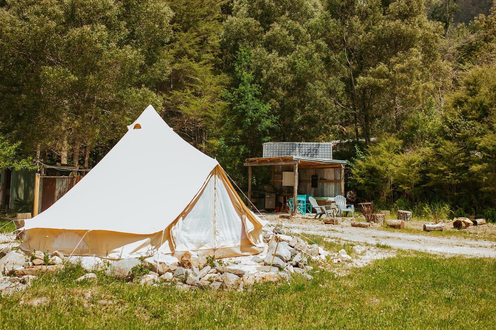Golden Bay Glamping Hotel Такака Екстериор снимка